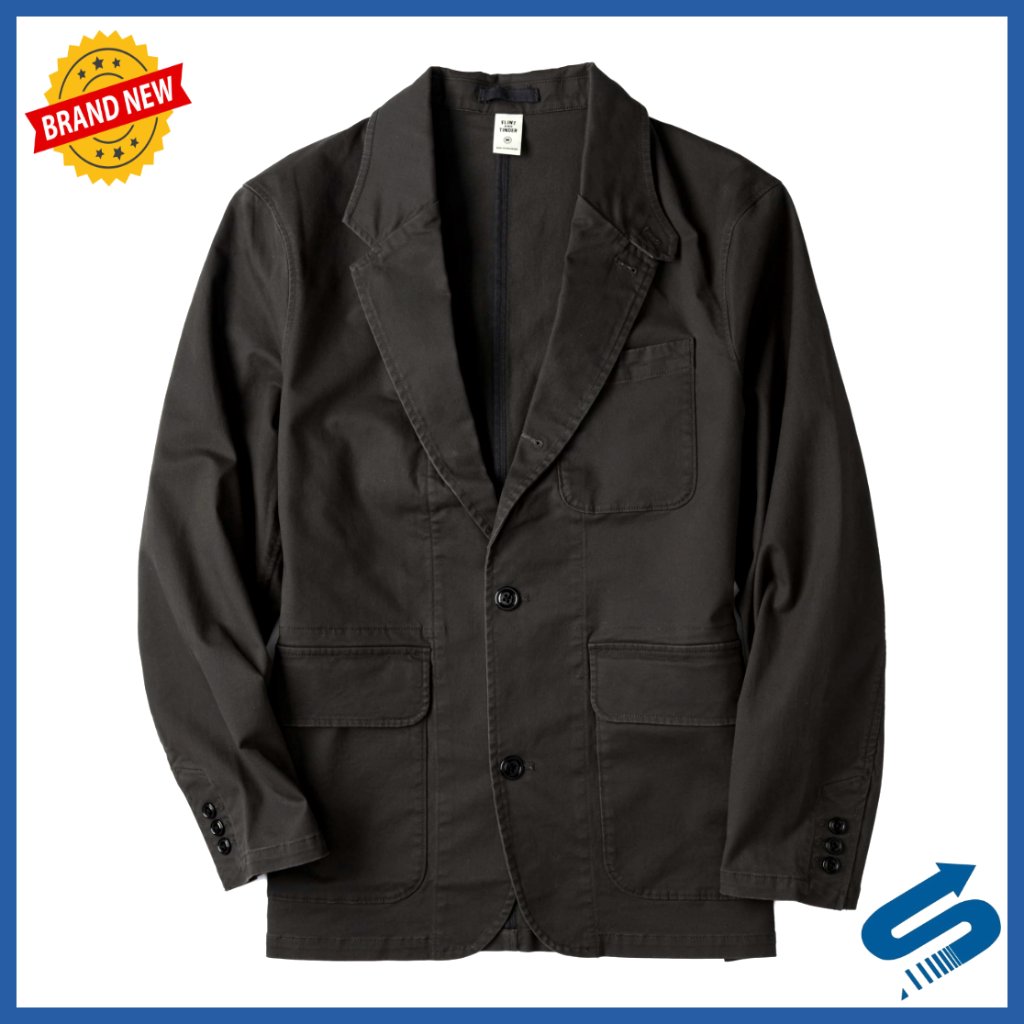 Men's Casual Blazer With Stretch Fabric, Regular Fit, Four-Season Layer